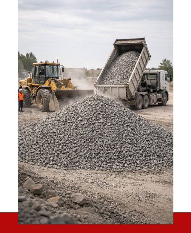 Купить щебень с доставкой в Протвине от 2544 руб. | ПРОНЕРУДПрн