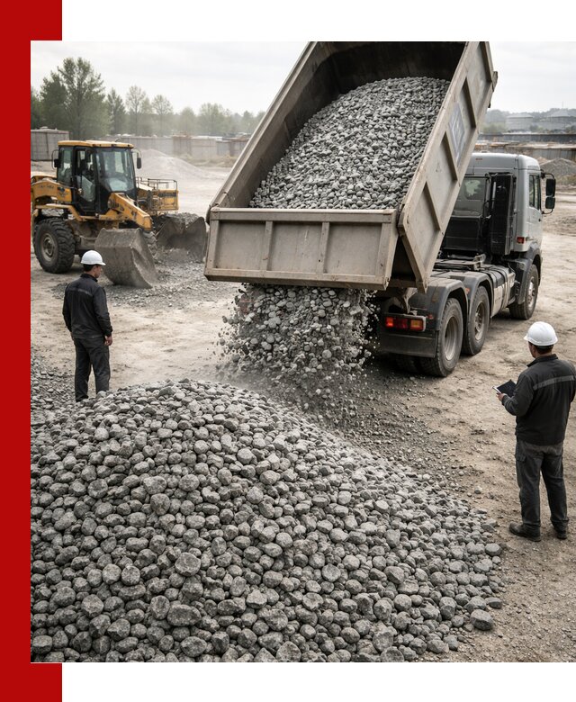 Доставка гранитного щебня фракции 20-40 в Протвине