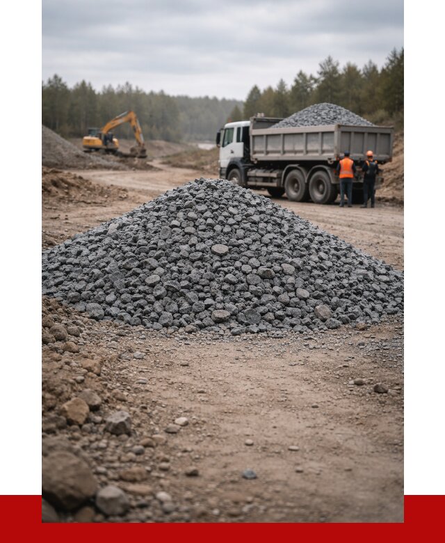 Щебень габбро диабаз фракция 40-70 в Протвине от 2239 р-ПРОНЕРУДПрн