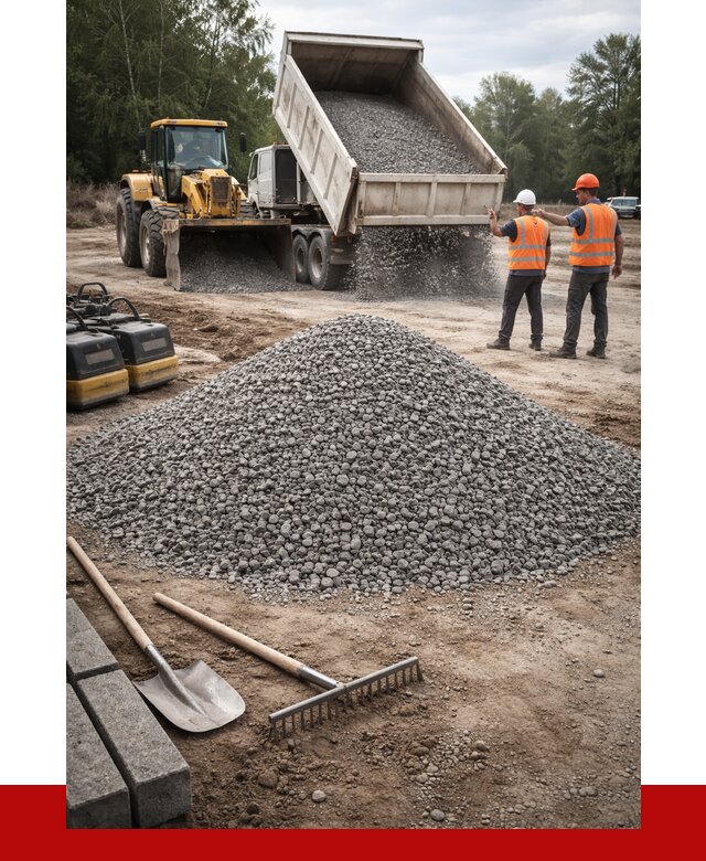 Гравийный щебень купить в Протвине от 2239 р. ПРОНЕРУДПрн