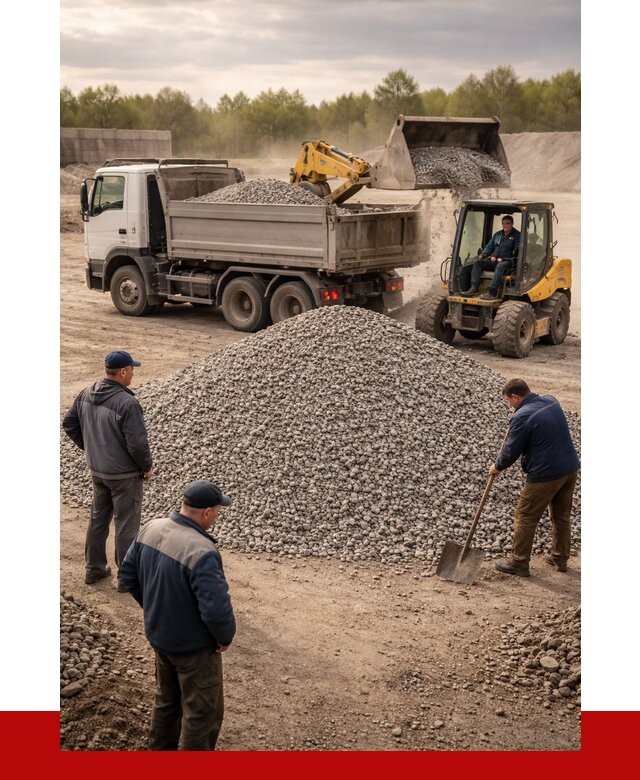 Гравийный щебень фракция 5-20 в Протвине от 2442 р. ПРОНЕРУДПрн