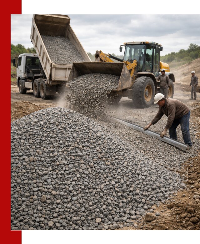 Гравийный щебень фракция 5-20 с доставкой в Протвине