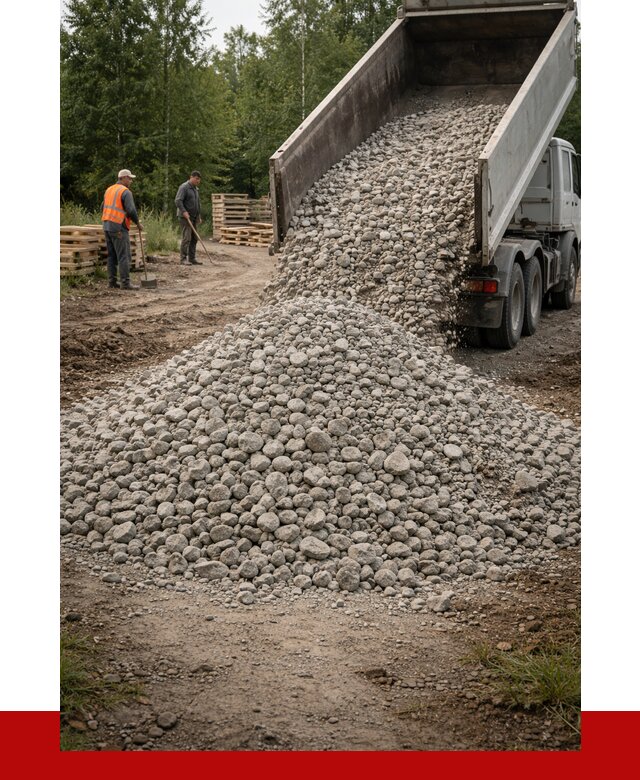 гравийный щебень фракция 70-120 в Протвине от 2493 р. ПРОНЕРУДПрн