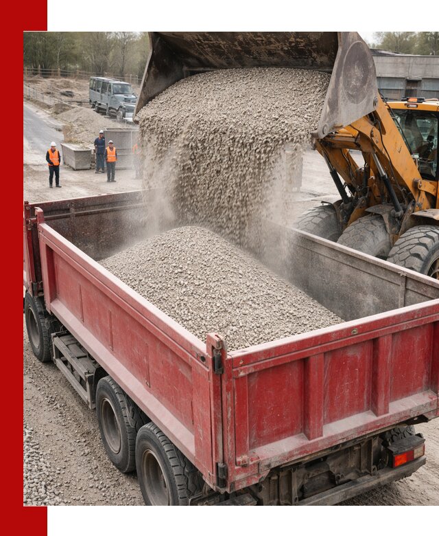 Купить известняковый щебень фракции 0-5 с доставкой в Протвине