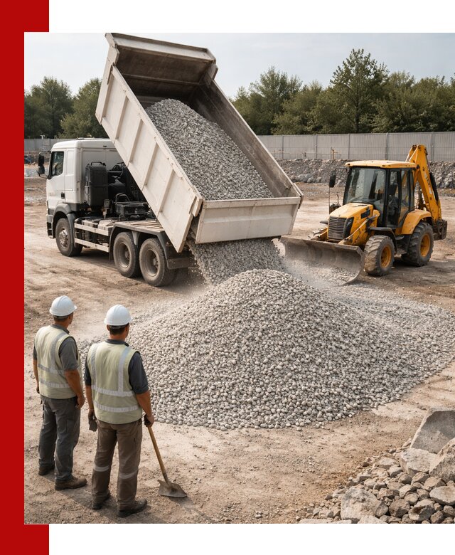 Купить известняковый щебень фракции 5–10 мм с доставкой в Протвине