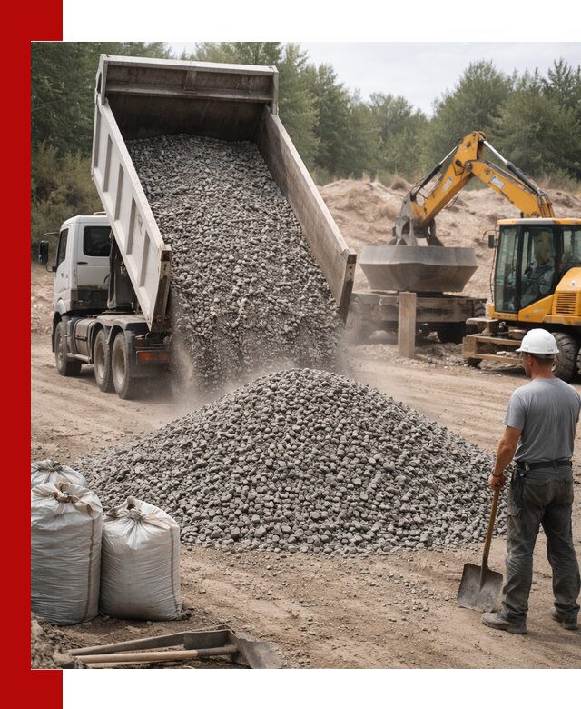 Доставка и продажа бетонного щебня в Протвине