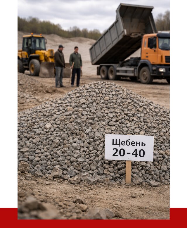 Бетонный щебень фракция 20-40 в Протвине от 2493 р. | ПРОНЕРУДПрн