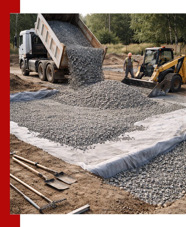 Щебень для фундамента с доставкой в Протвине