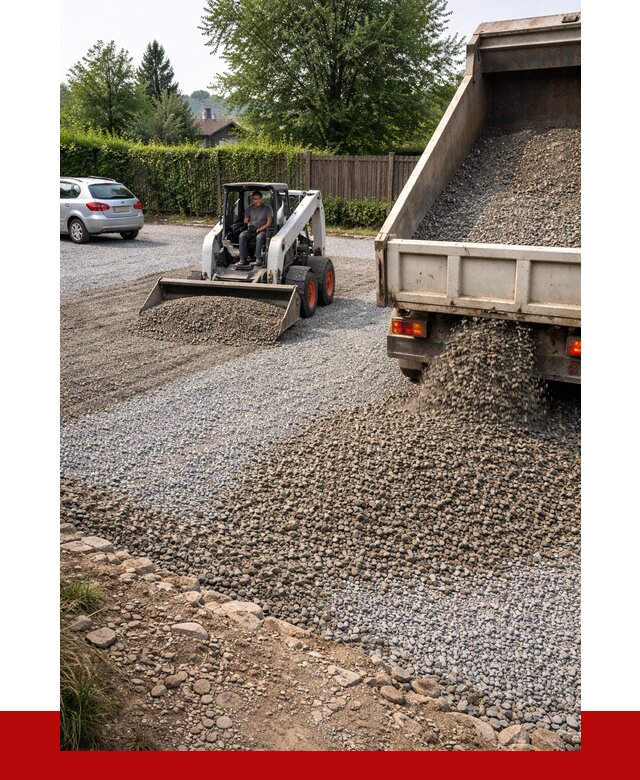 Щебень для парковки в Протвине с доставкой от 1221 р.| ПРОНЕРУДПрн