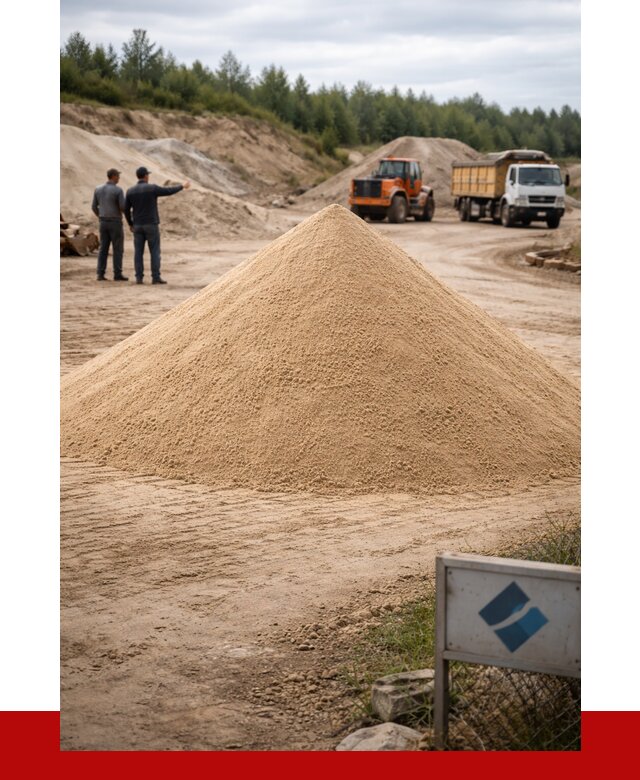 Карьерный песок навалом в Протвине от 1832 р. | ПРОНЕРУДПрн