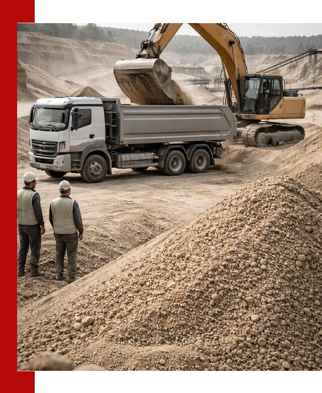 Карьерный крупнозернистый песок с доставкой в Протвине
