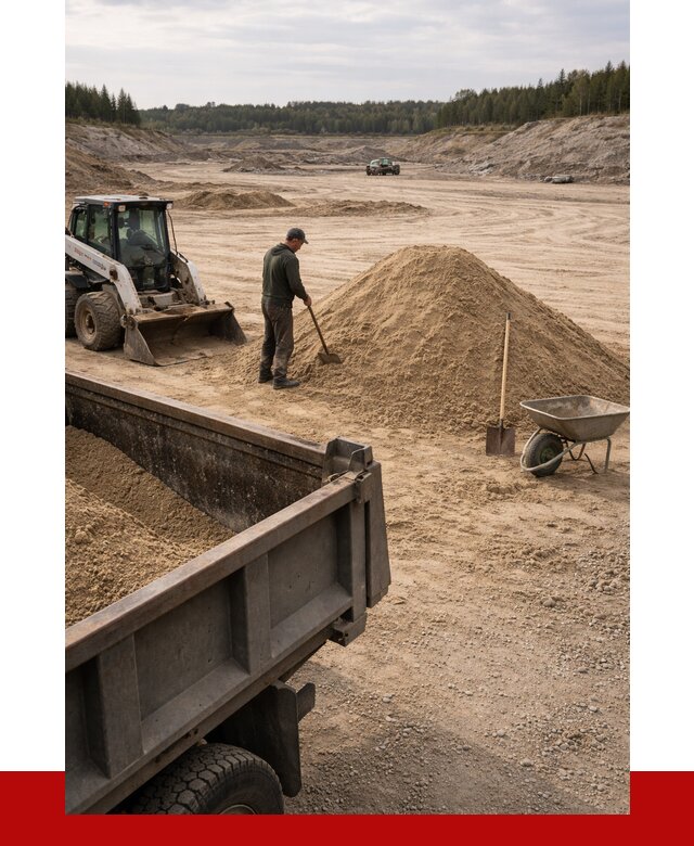 Карьерный песок среднезернистый в Протвине, от 2239 р. ПРОНЕРУДПрн