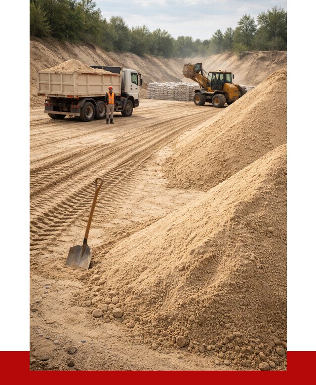 Карьерный песок мелкозернистый в Протвине от 9158 р. | ПРОНЕРУДПрн