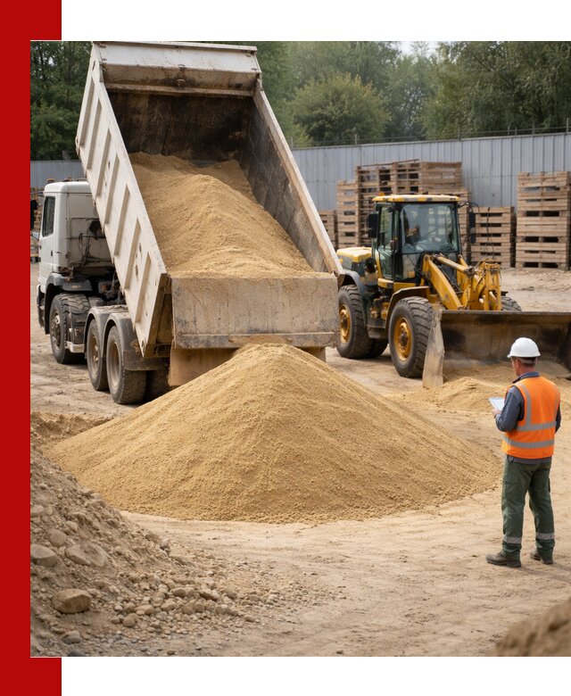 Доставка карьерного мелкозернистого песка в Протвине