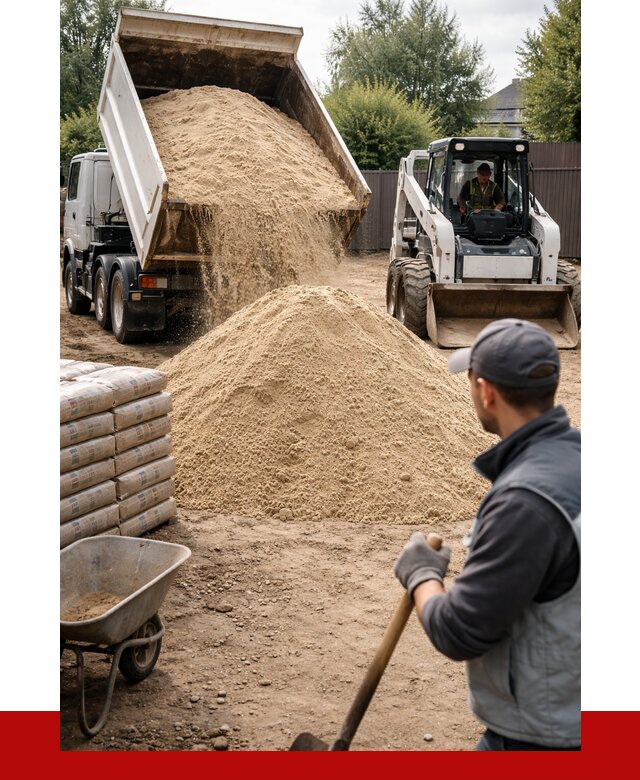 Мытый речной песок с доставкой в Протвине от 1475 р. | ПРОНЕРУДПрн
