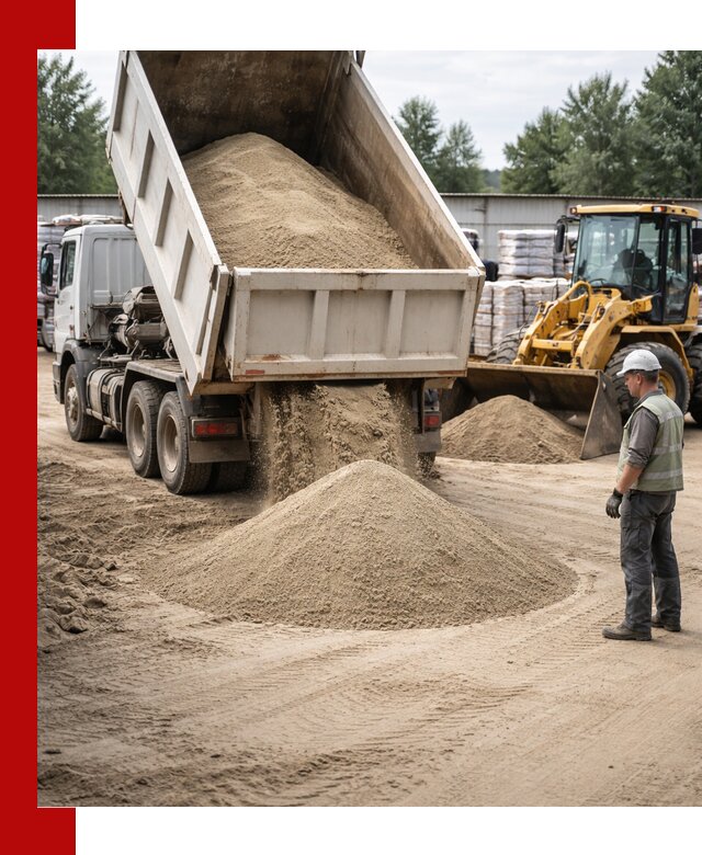 Поставка и доставка песка для бетона в Протвине