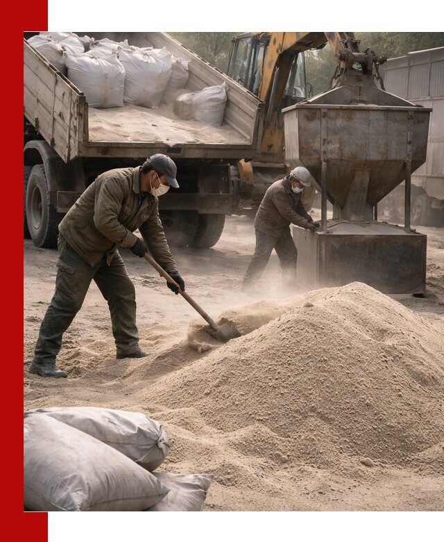 Кварцевый песок для пескоструя в Протвине — доставка и качество