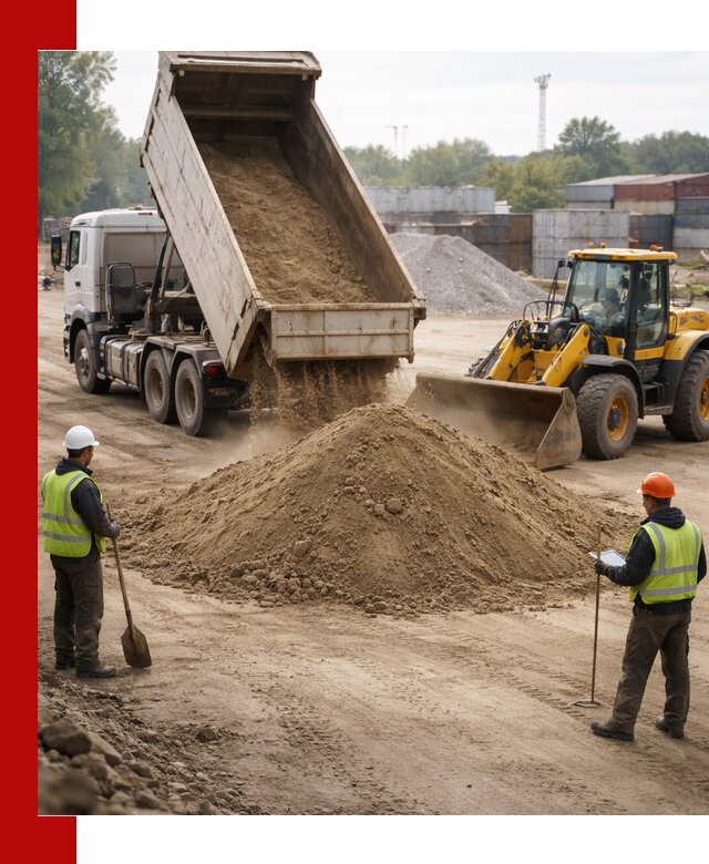 Доставка и продажа пескогрунта оптом и в розницу в Протвине