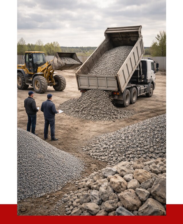 Гравий и камень с доставкой в Протвине от 4274 р. - ПРОНЕРУДПрн
