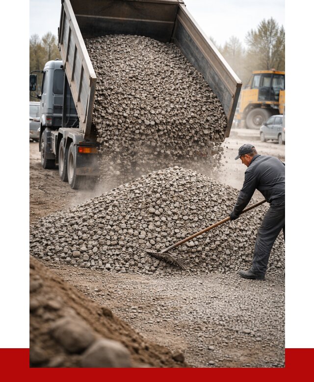 Гравий фракция 20-40 в Протвине от 2544 р. доставка | ПРОНЕРУДПрн