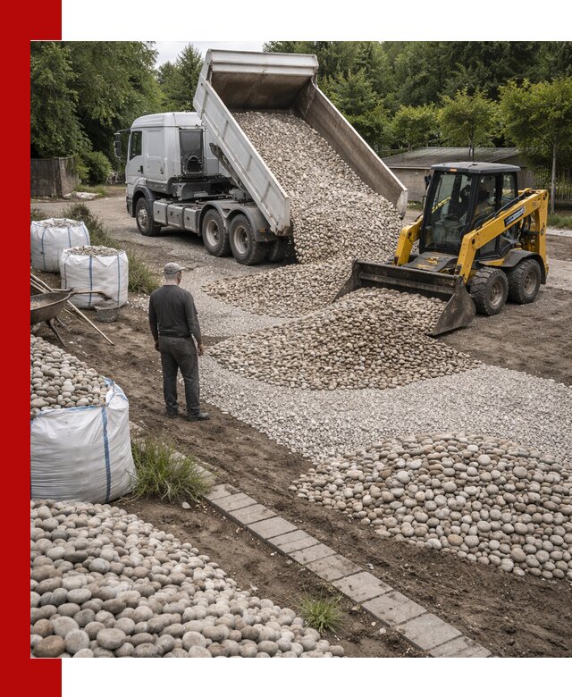 Доставка морской гальки оптом и в розницу в Протвине