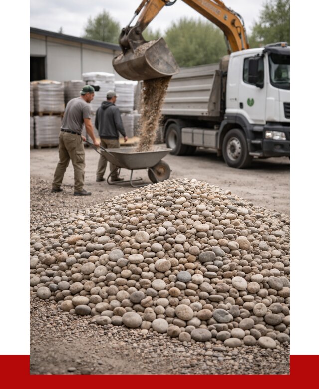 Галька декоративная в Протвине от 3256 р. за куб | ПРОНЕРУДПрн