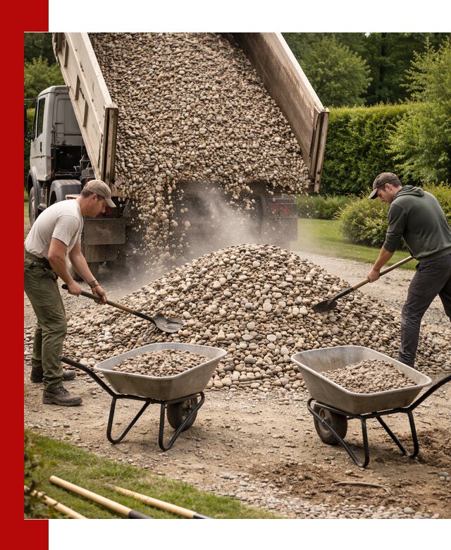 Доставка и продажа декоративной гальки в Протвине