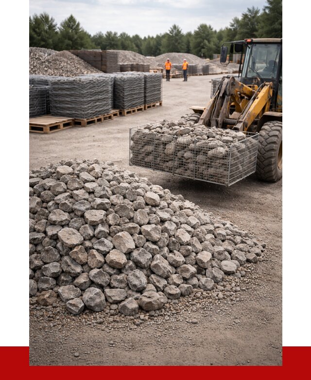 Камень для габионов фракция 70-150 в Протвине от 4274 р. | ПРОНЕРУДПрн