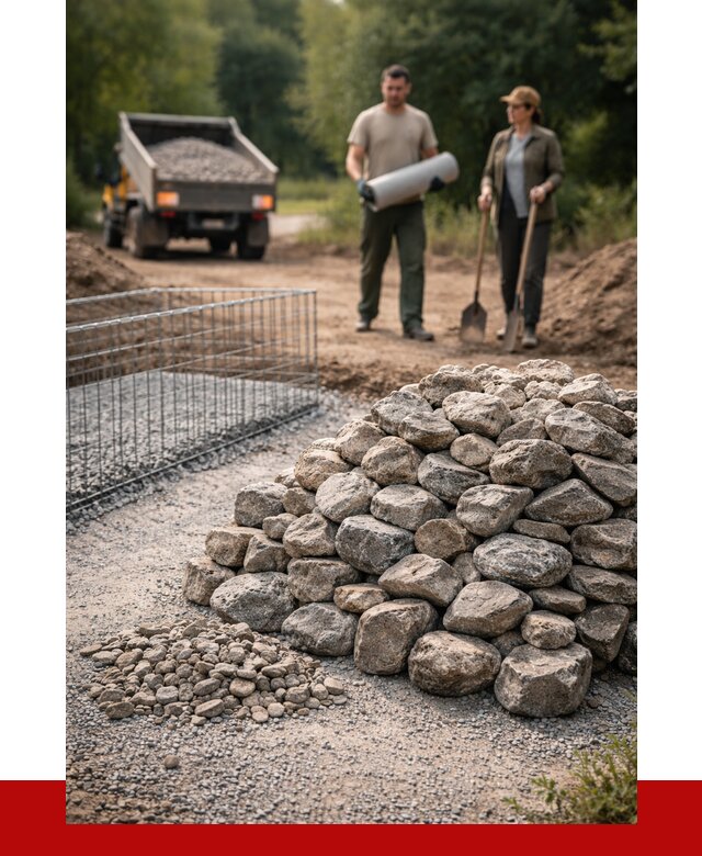 Камень для габионов фракция 100-200 в Протвине от 4884 р. | ПРОНЕРУДПрн