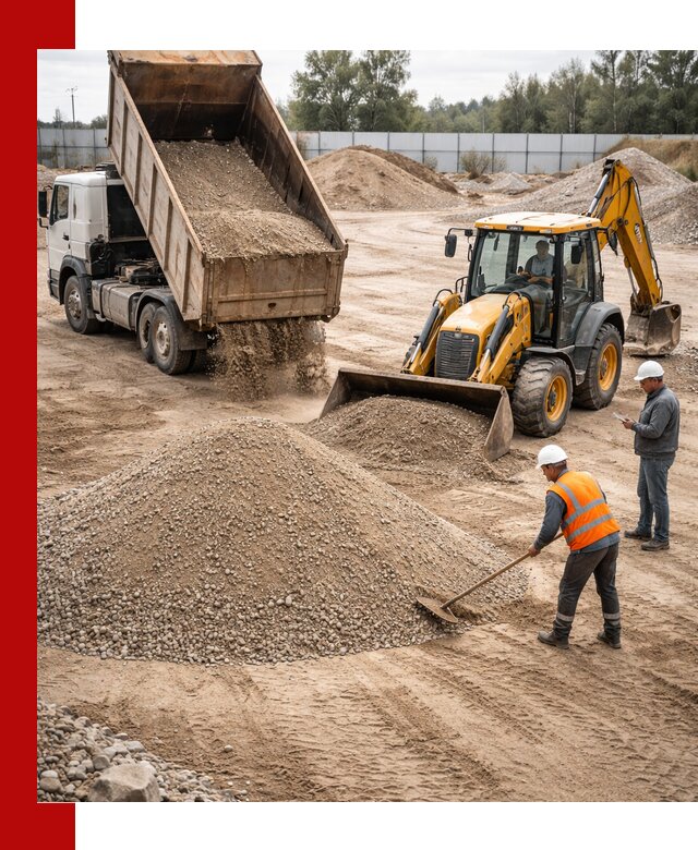 Поставка и доставка ПГС С4 в мешках и самосвалах в Протвине