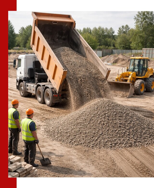 Доставка щебёночно-песчаной смеси ЩПС С7 в Протвине