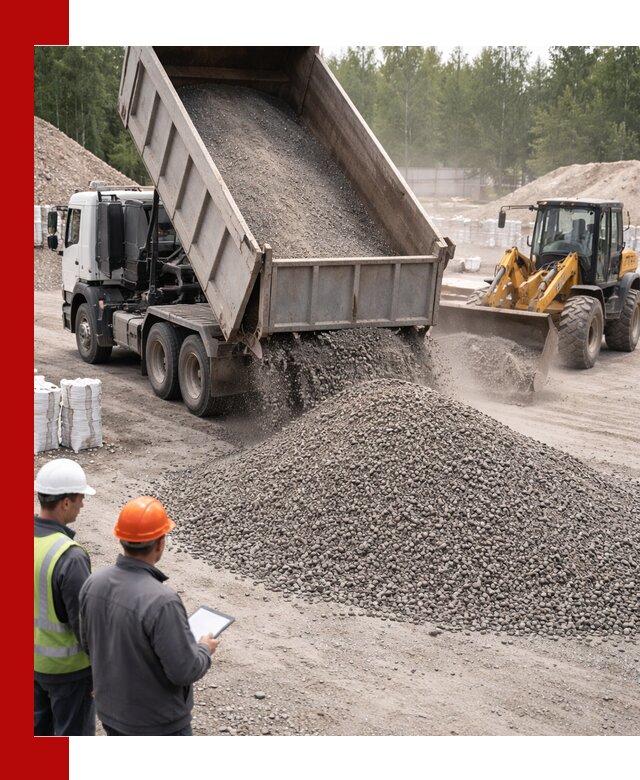 Доставка и продажа гранитного отсева 0-10 в Протвине