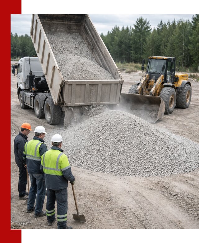 Известняковый отсев 0-5 доставка в Протвине быстро и выгодно