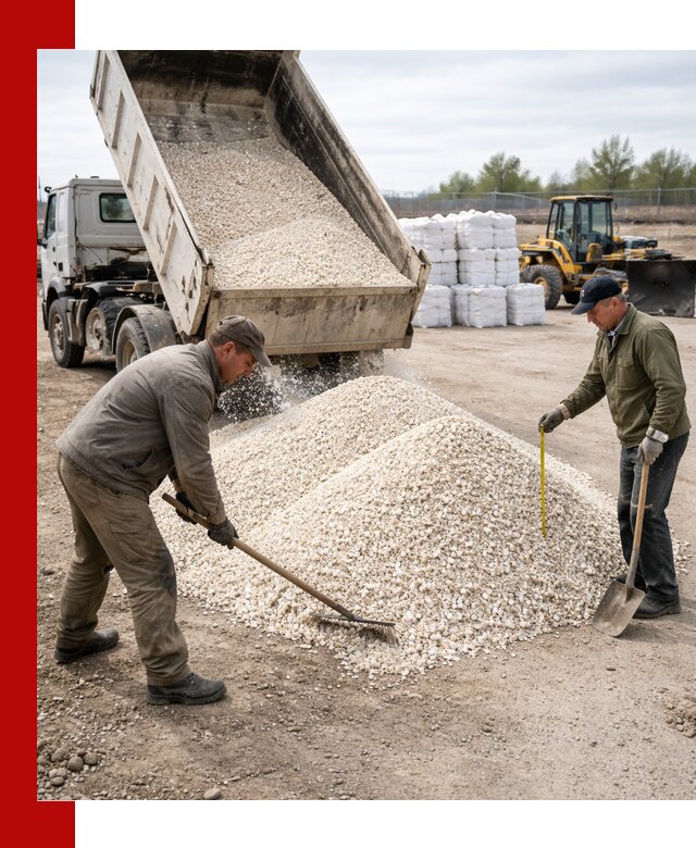 Мраморная крошка с доставкой и разгрузкой в Протвине