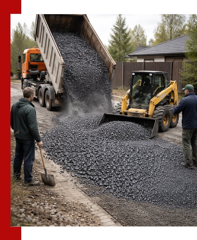 Крошка габбро с доставкой в Протвине для строительных работ