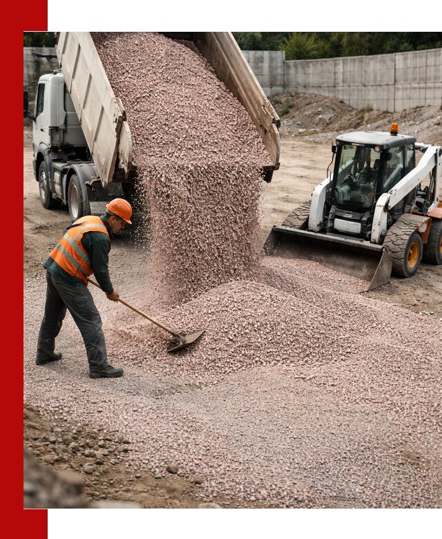 Крошка розовый гранит с доставкой в Протвине от производителя