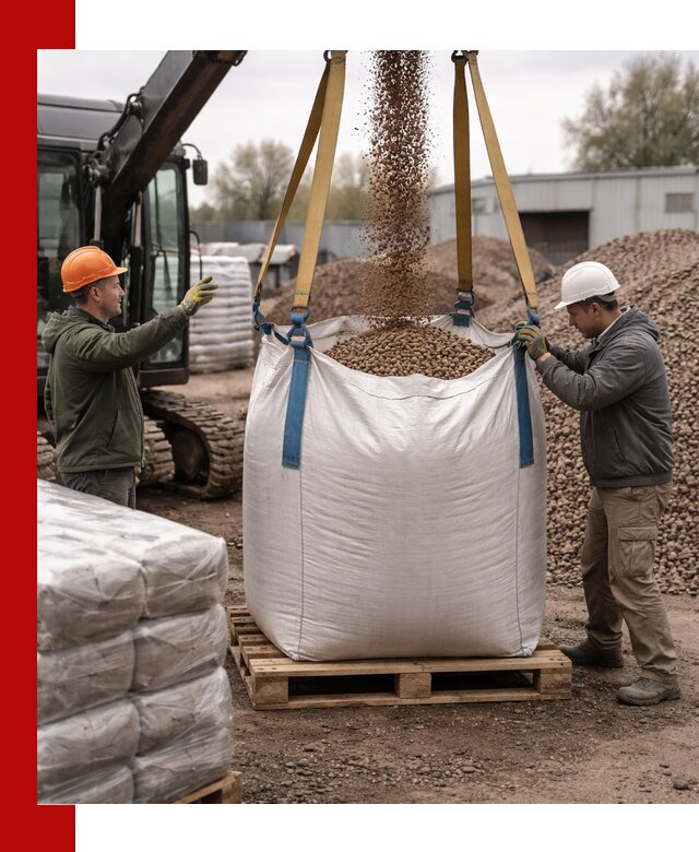 Керамзит в биг-бегах с доставкой в Протвине