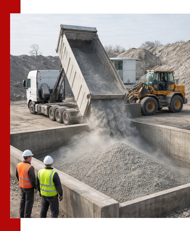 Доставка цемента навалом в Протвине крупными партиями