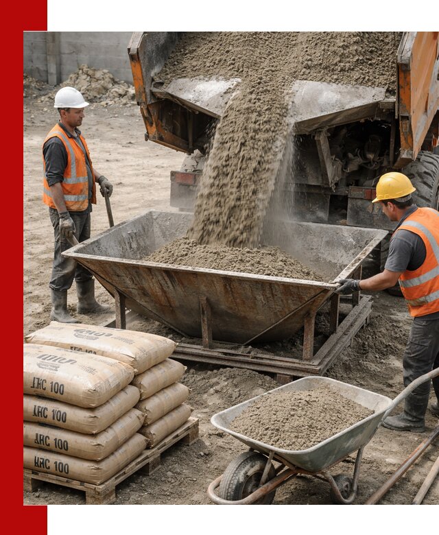 Доставка цементно-песчаной смеси М100 в Протвине