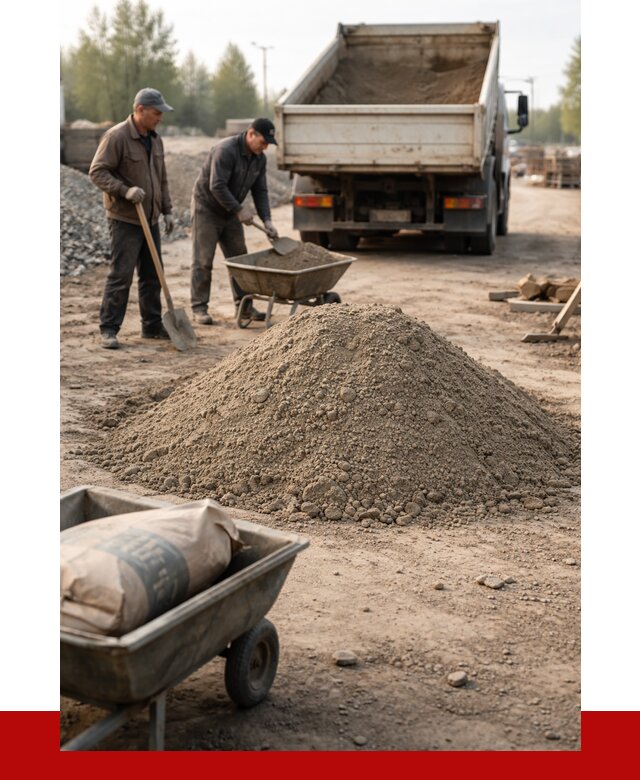 Цементно-песчаная смесь М150 в Протвине от 4782 р. | ПРОНЕРУДПрн