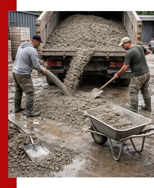 Цементно-песчаная смесь М150 доставка в Протвине