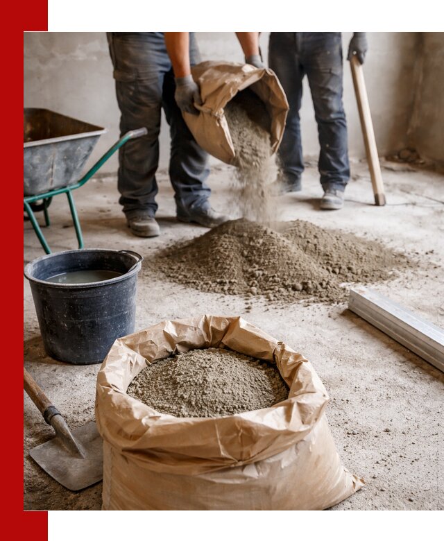 Доставка сухой смеси для стяжки в Протвине