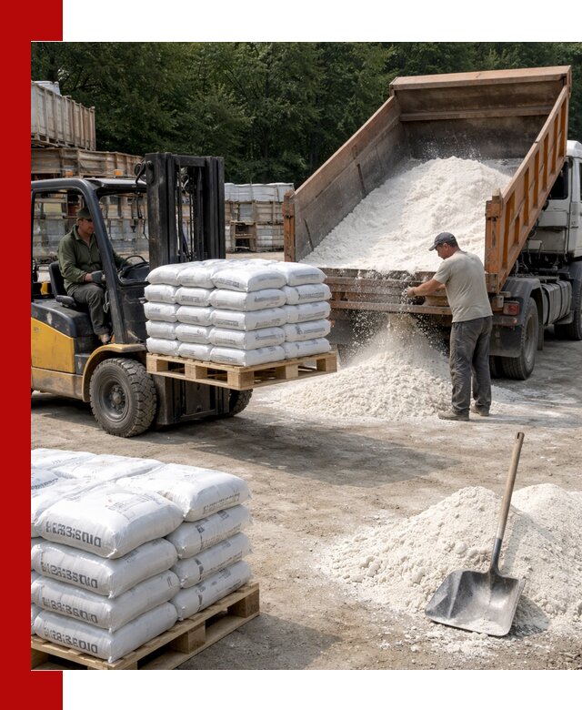 Доставка строительной извести оптом и в розницу в Протвине