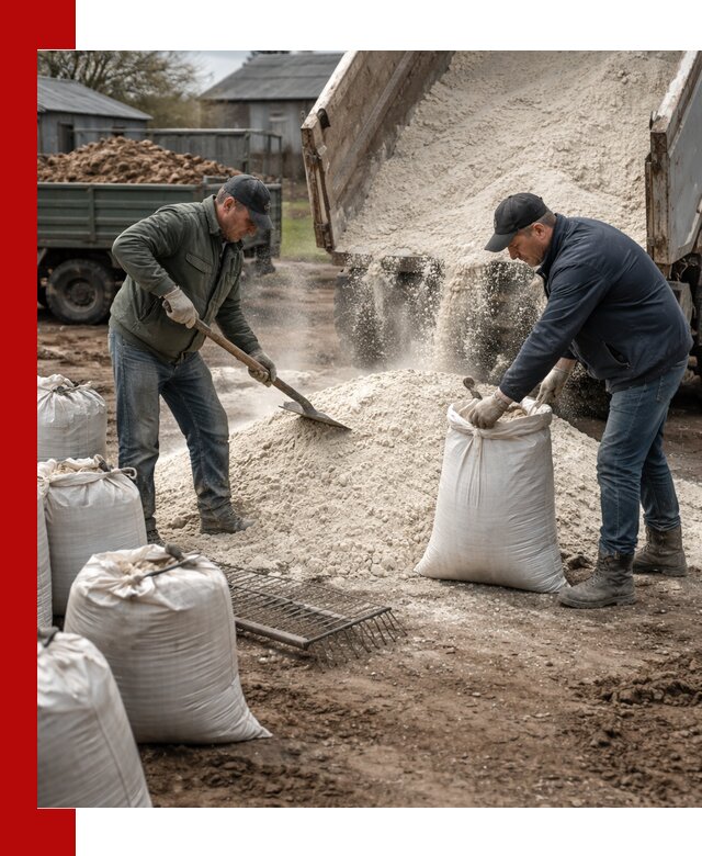 Доставка извести пушонки в Протвине оптом и мелким оптом