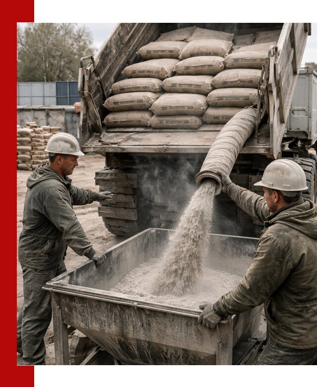 Доставка цемента М400 в Протвине оптом и в розницу