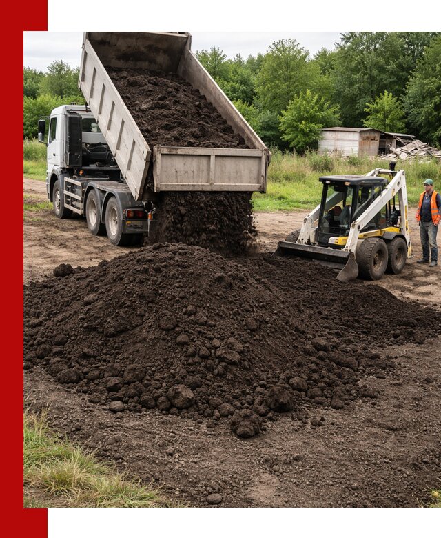 Поставка плодородной земли с доставкой самосвалом в Протвине