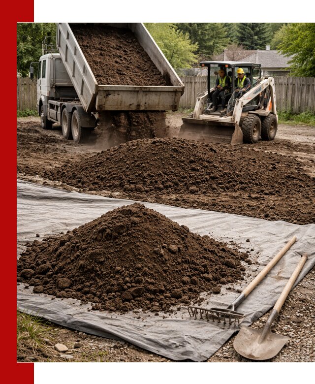Грунт для отсыпки участка с доставкой в Протвине