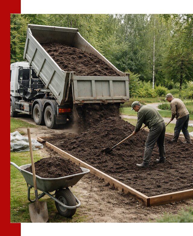 Доставка грунта для озеленения и благоустройства в Протвине