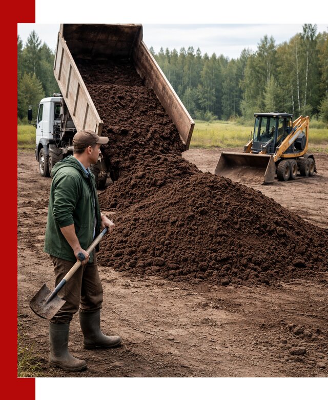 Купить верховой торф с доставкой в Протвине для садоводства и растений