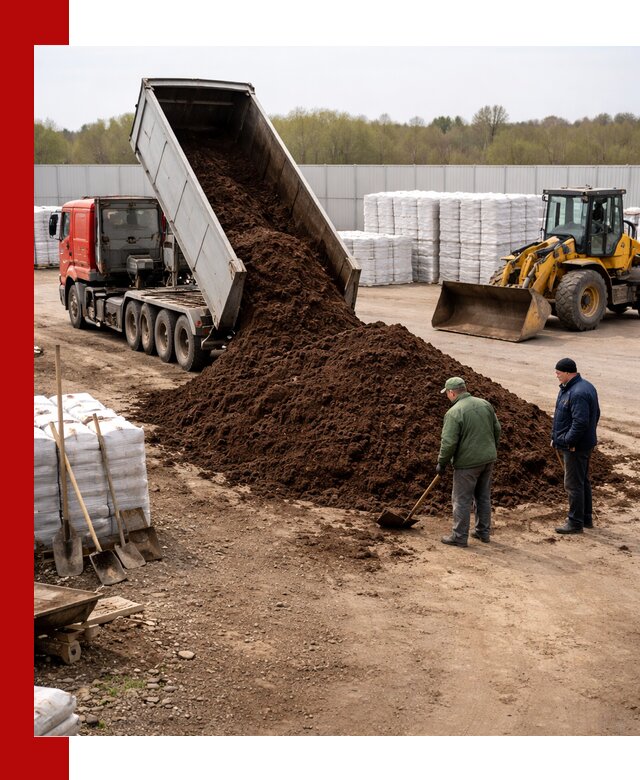 Доставка торфяных смесей оптом и в розницу в Протвине